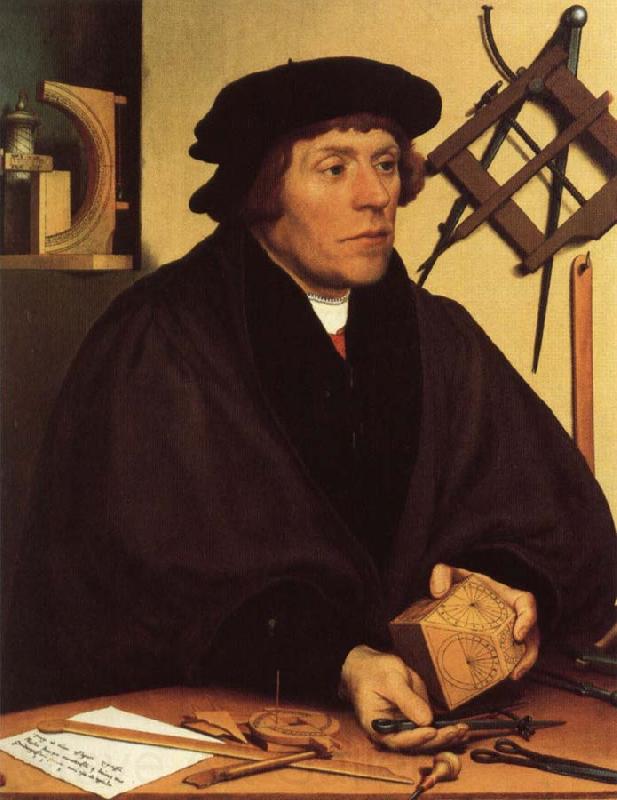 Hans Holbein Portrait of Nikolaus Kratzer Norge oil painting art
